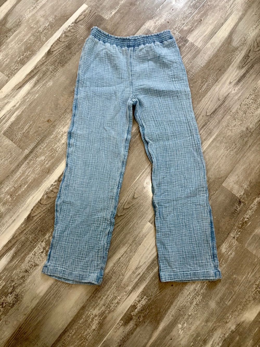 beachlunchlounge Pale Blue Gauze Lounge Pants